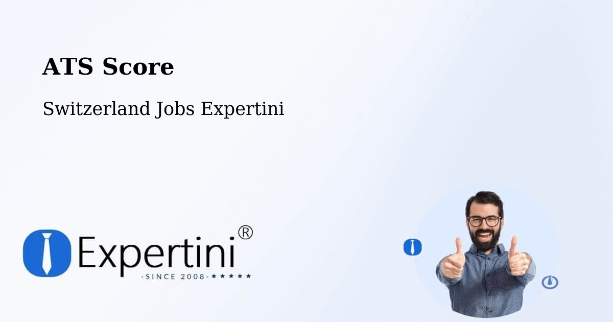 Resume ATS Score & Job Description Match Tool – Sempach - Switzerland Jobs Expertini